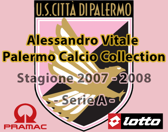 Maglie Palermo Calcio Stagione 2007 - 2008 Serie A
