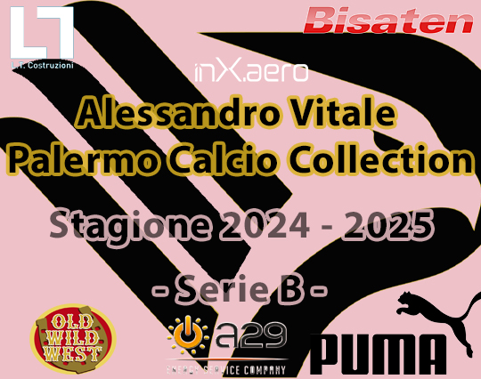 Maglie Palermo Calcio Stagione 2024 - 2025 Serie B